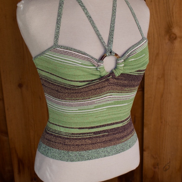 Veronica Beard Velza Knit Green Multi Halter Size XS - Picture 5 of 16